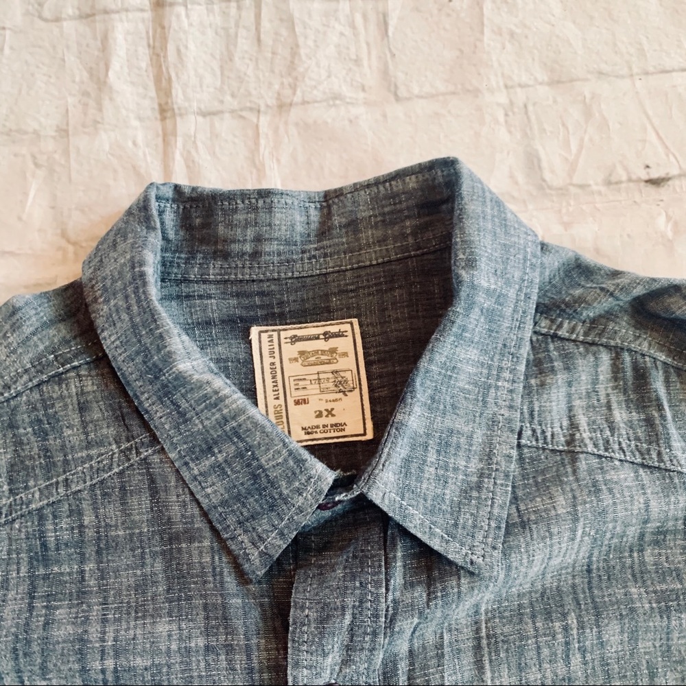 Alexander Julian: Colours Casual Button Down 2X - Picture 6 of 8